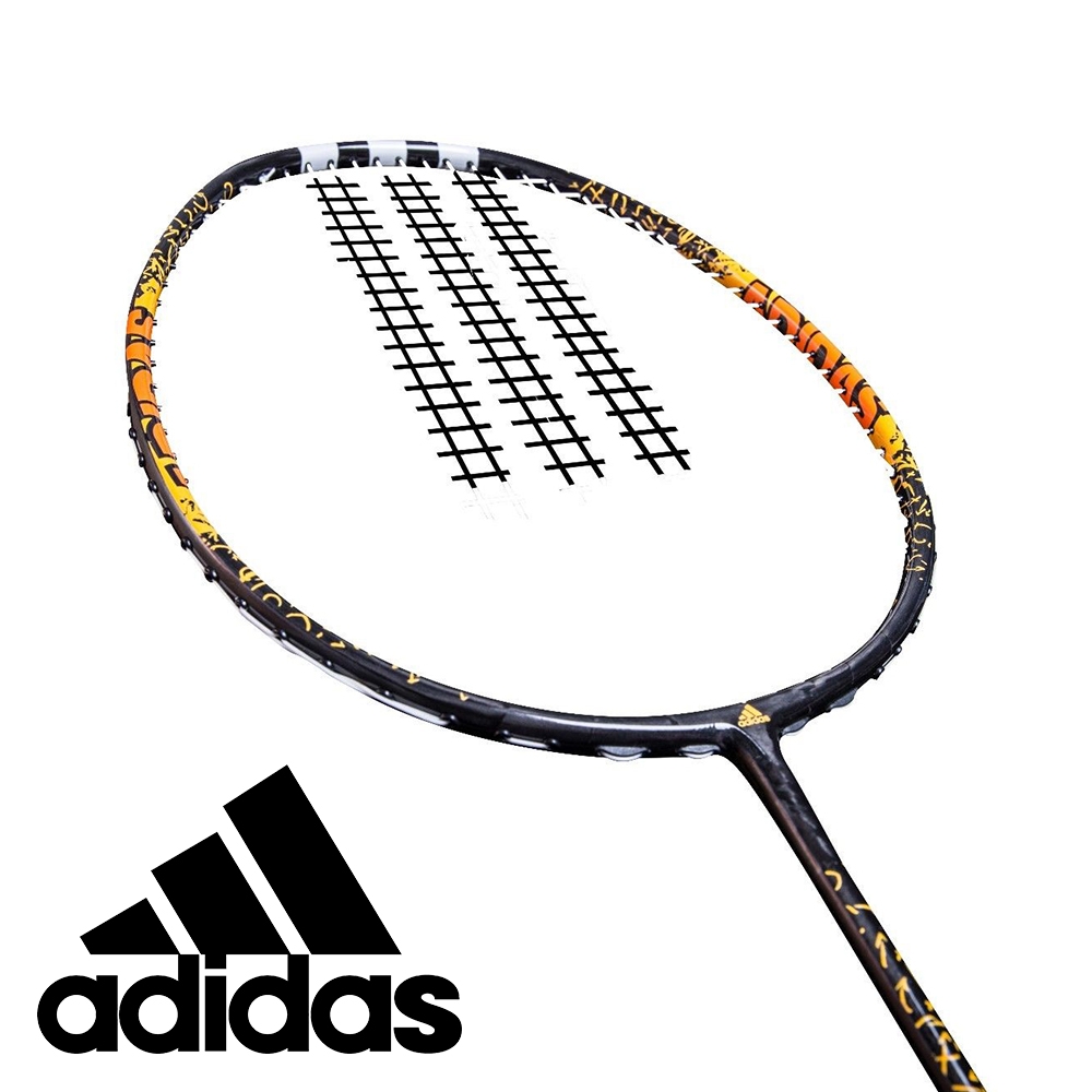 【adidas 愛迪達】Spieler E08 Black全碳素羽球拍(已穿線) 特價$1680/原價$1880