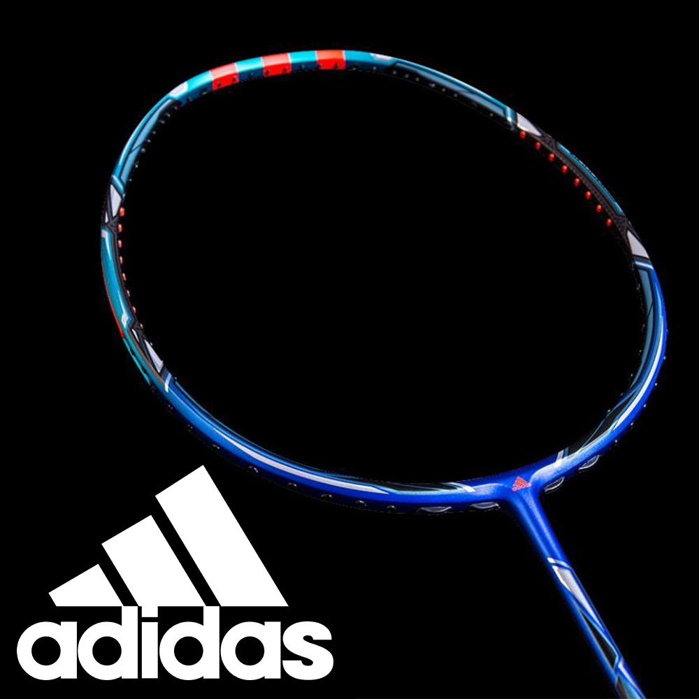 【adidas 愛迪達】P2 Energy Blue 碳纖維羽球拍 特價$3780/原價$4200